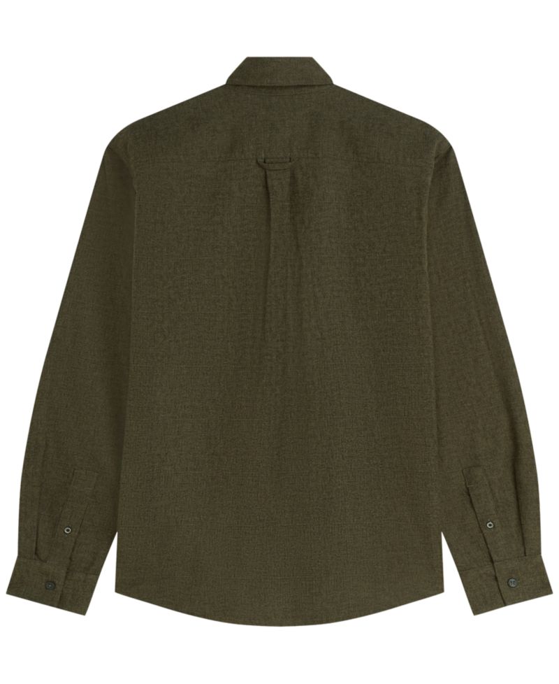 Men's Melange Long-Sleeve Shirt