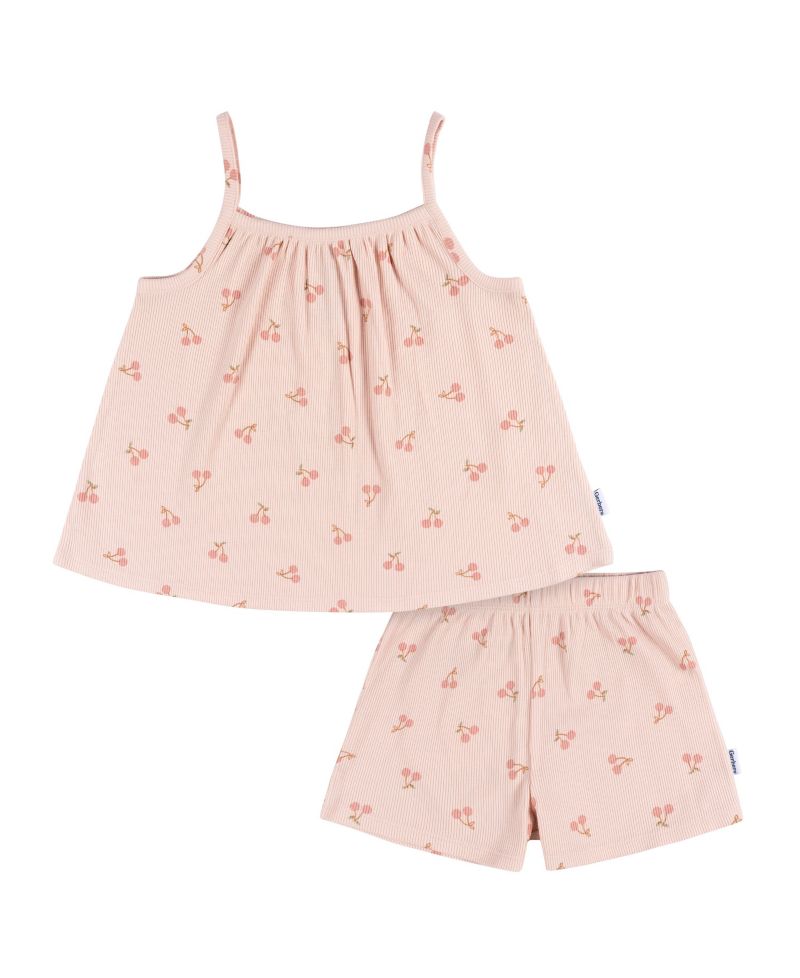 Baby Girls Shirt and Shorts Set, 2 Piece