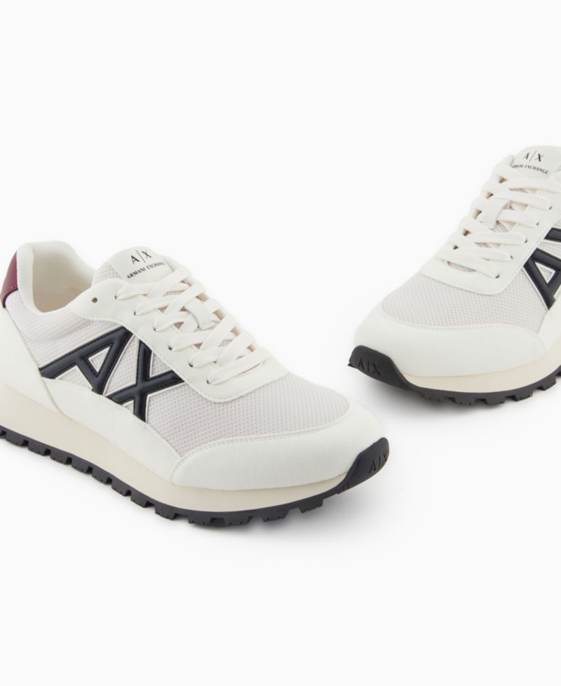 Men's Drop Logo Mesh Sneakers