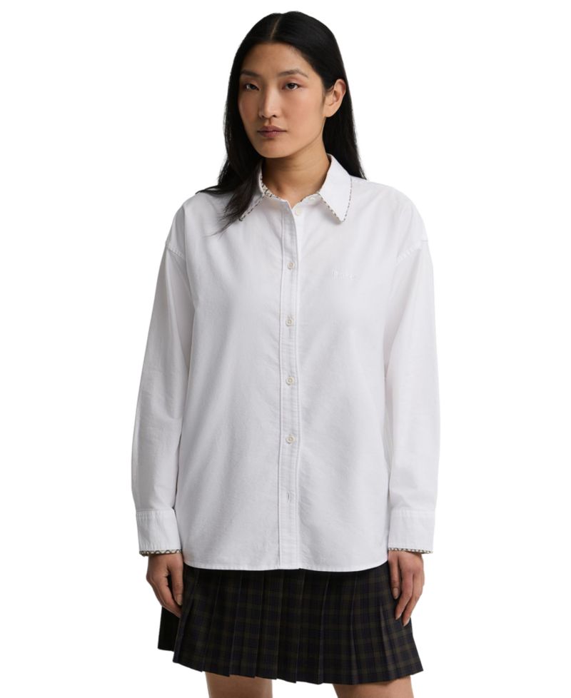 Women's Alverstone Long-Sleeve Cotton Button-Up Shirt