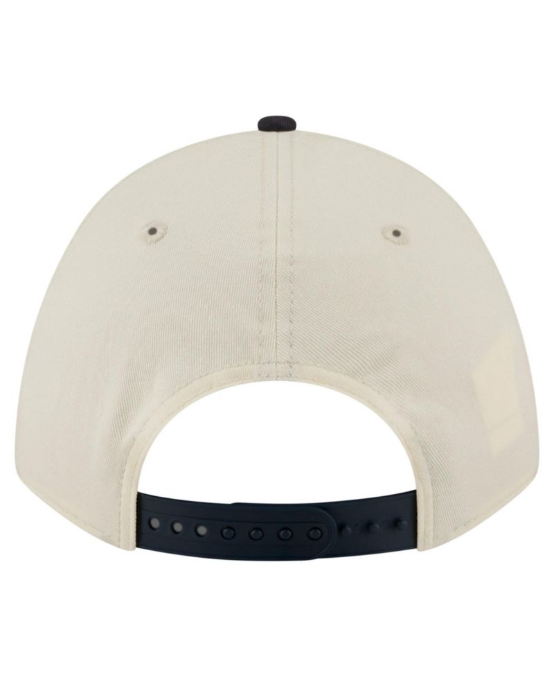 Men's Natural/Navy Notre Dame Fighting Irish Prepster 9FORTY M-Crown Adjustable Hat