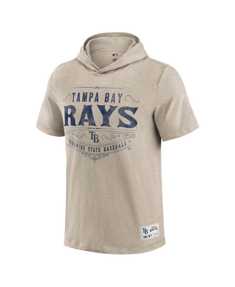 Men's Tan Tampa Bay Rays Hooded T-Shirt
