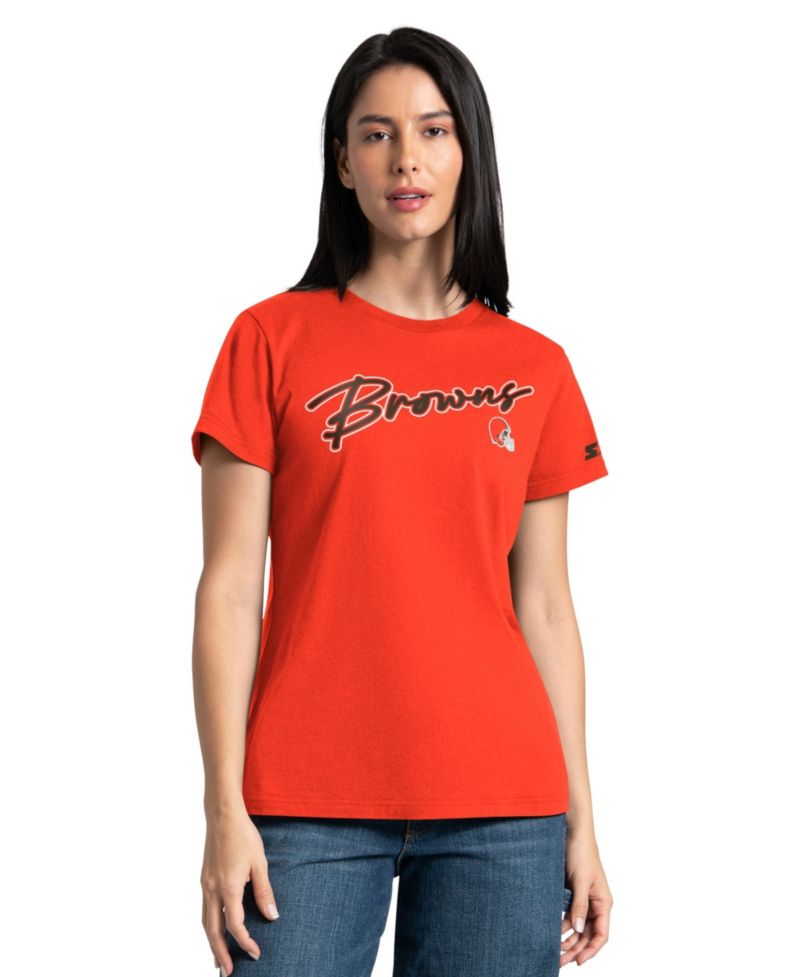 Women's Brown/Orange Cleveland Browns T-Shirt Combo Pack
