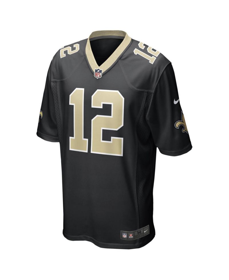 Men's Chris Olave Black New Orleans Saints 2022 NFL Draft First Round Pick Game Jersey