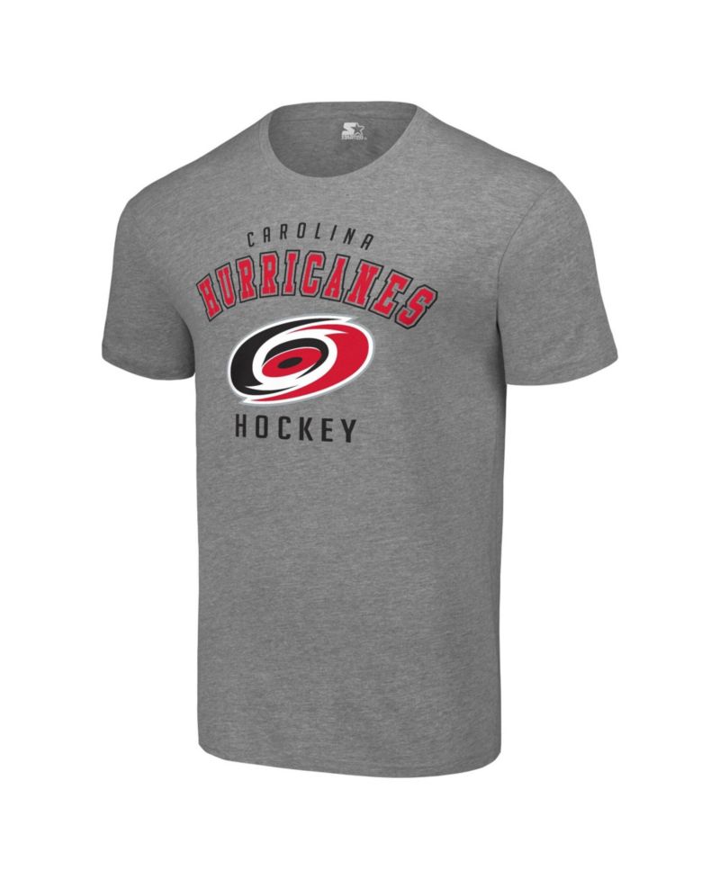 Men's Heather Gray Carolina Hurricanes Logo T-Shirt