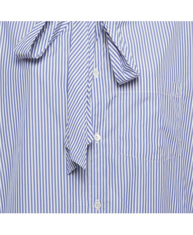 Women's Striped Cotton Oversized Shirt