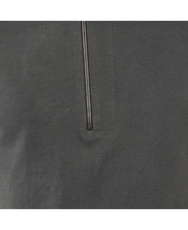 Women's Quarter-Zip Mandarin Collar Polo Shirt