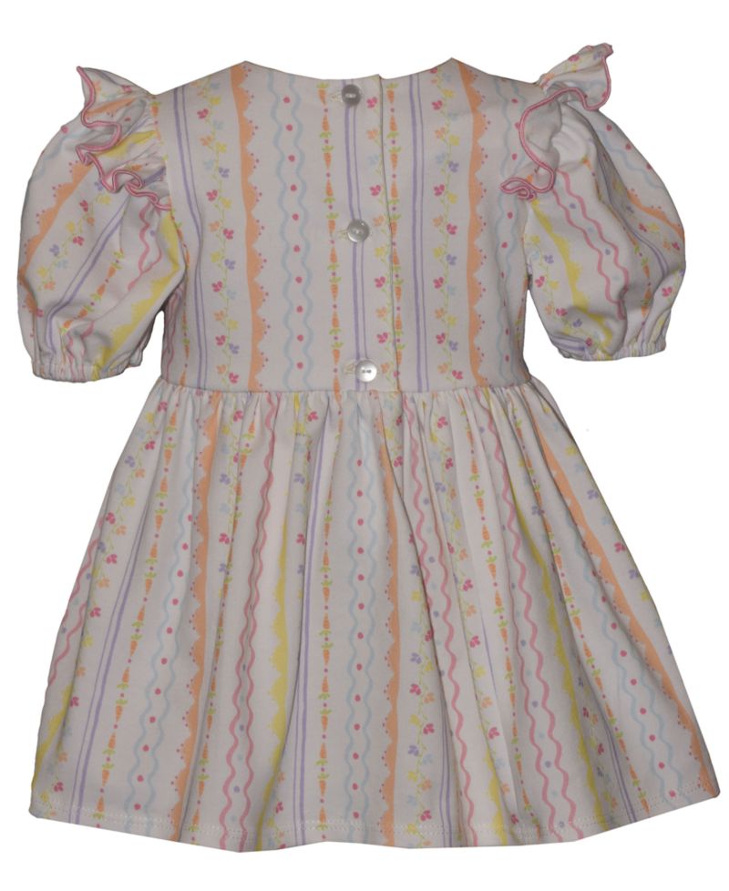 Baby Girls' Carrot Pocket Easter Dress and Bloomers