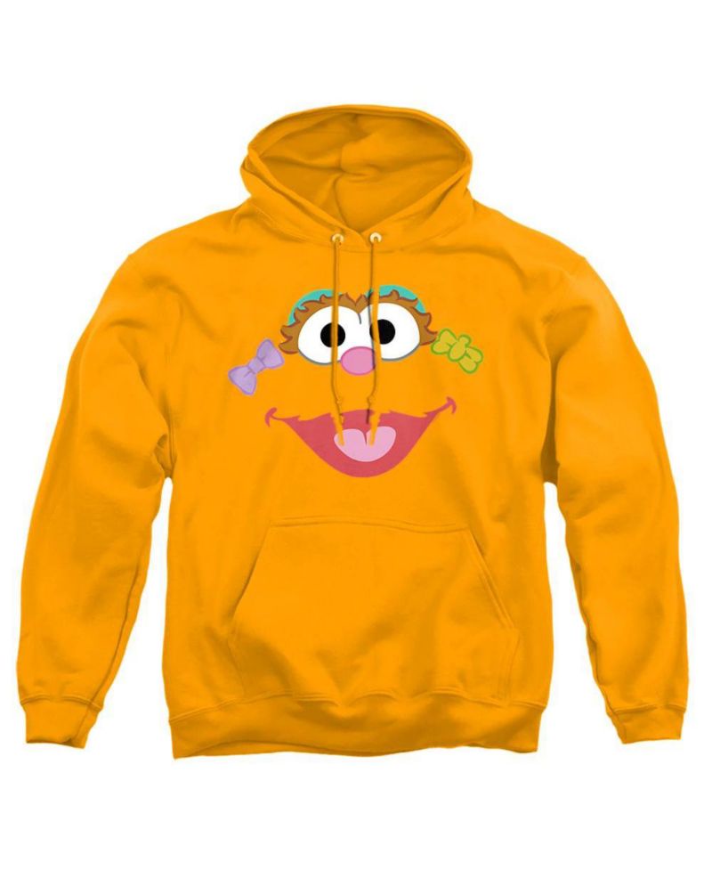 Men's Zoe Face Graphic Long-Sleeve Pullover Hoodie