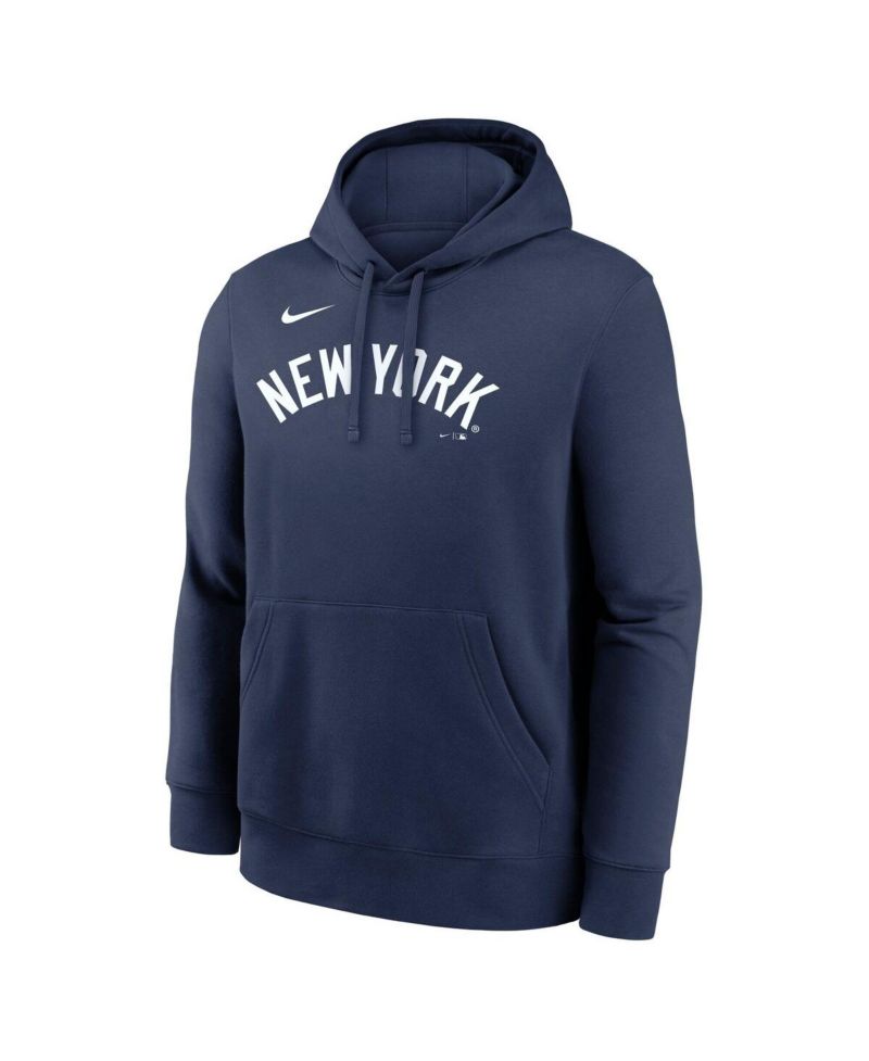Men's Navy New York Yankees Dri-Fit Club Hoodie