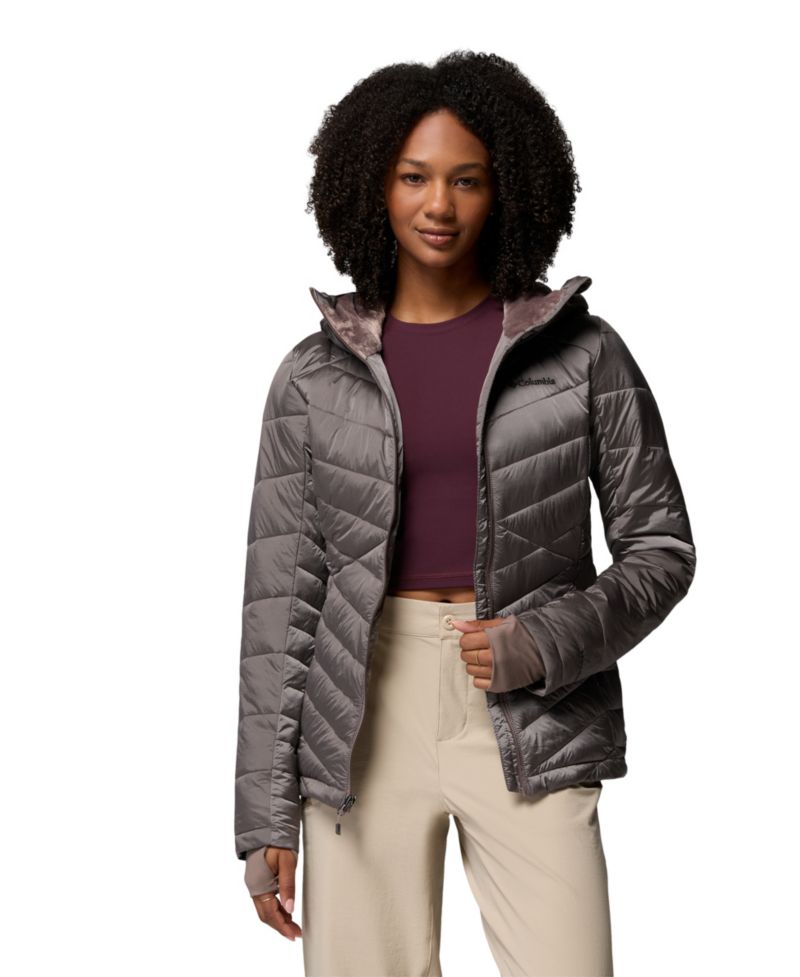 Women's Joy Peak II Hooded Puffer Fleece-Lined Jacket