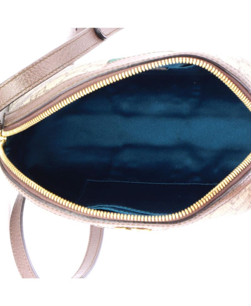 Small Ophidia Dome Shoulder Bag GG Coated Canvas