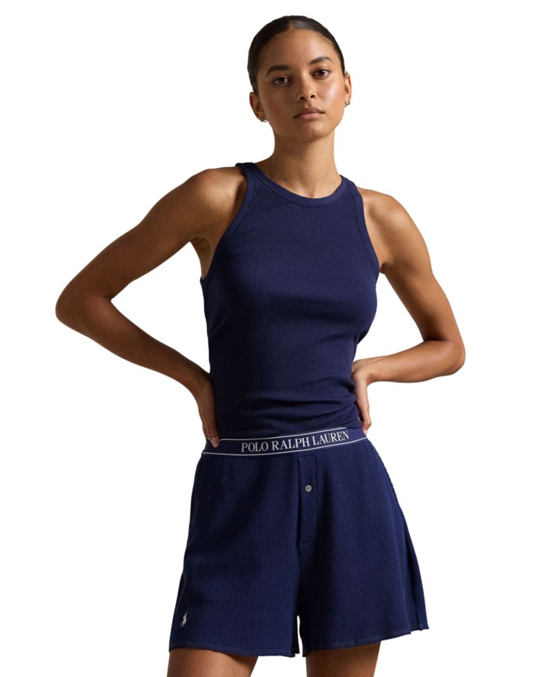 Women's Waffle Pull-On Boxer Shorts