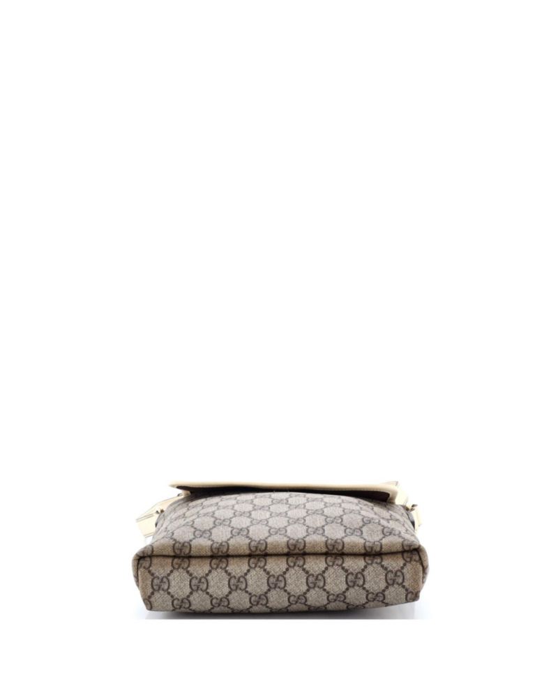 Small Flap Messenger GG Coated Canvas