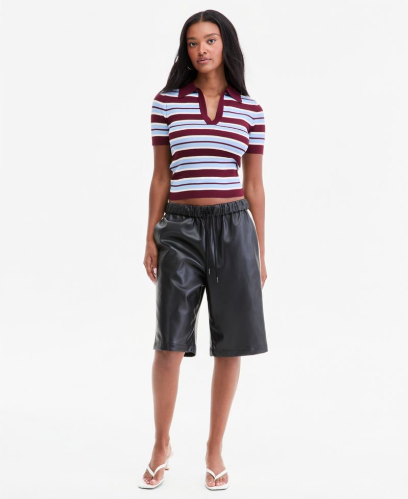 Women's Cropped Ribbed Top
