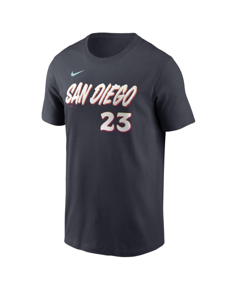 Men's Fernando Tatis Jr. Black San Diego Padres 2026 City Connect Name & Number T-Shirt