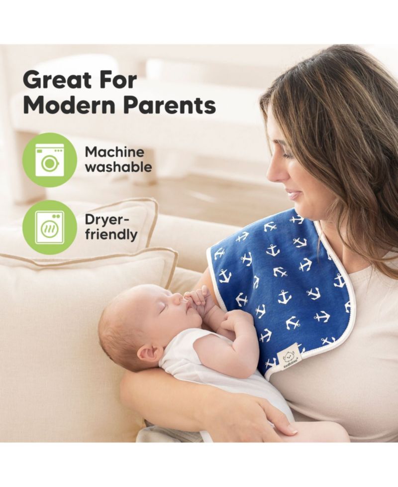 Kids Urban Baby Burp Cloths, Organic Burping Cloth for Babies, Burp Rags for Baby Girls, Boys