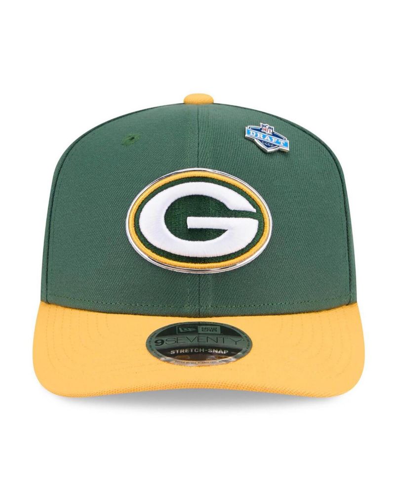 Men's Green/Gold Green Bay Packers 2026 NFL Draft 9SEVENTY Adjustable Hat