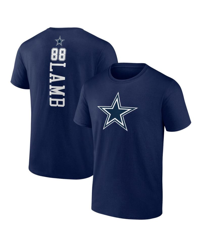 Men's CeeDee Lamb Navy Dallas Cowboys Playmaker T-shirt