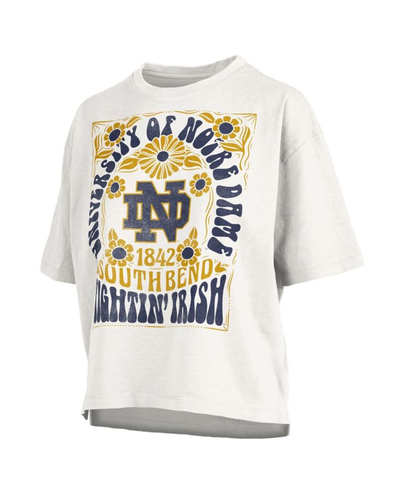 Women's White Notre Dame Fighting Irish Harmony Oversized T-Shirt
