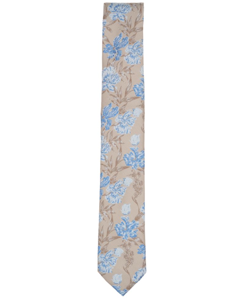 Men's Brolin Floral Skinny Tie