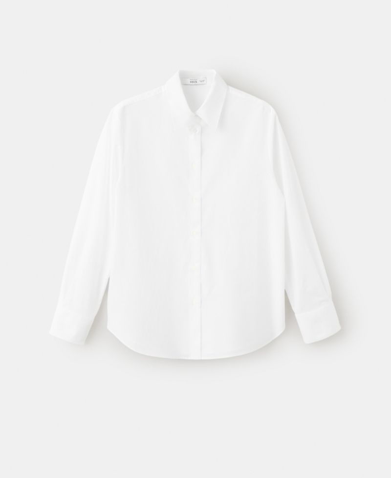 Women's Cotton And Lyocell Blend Straight Shirt
