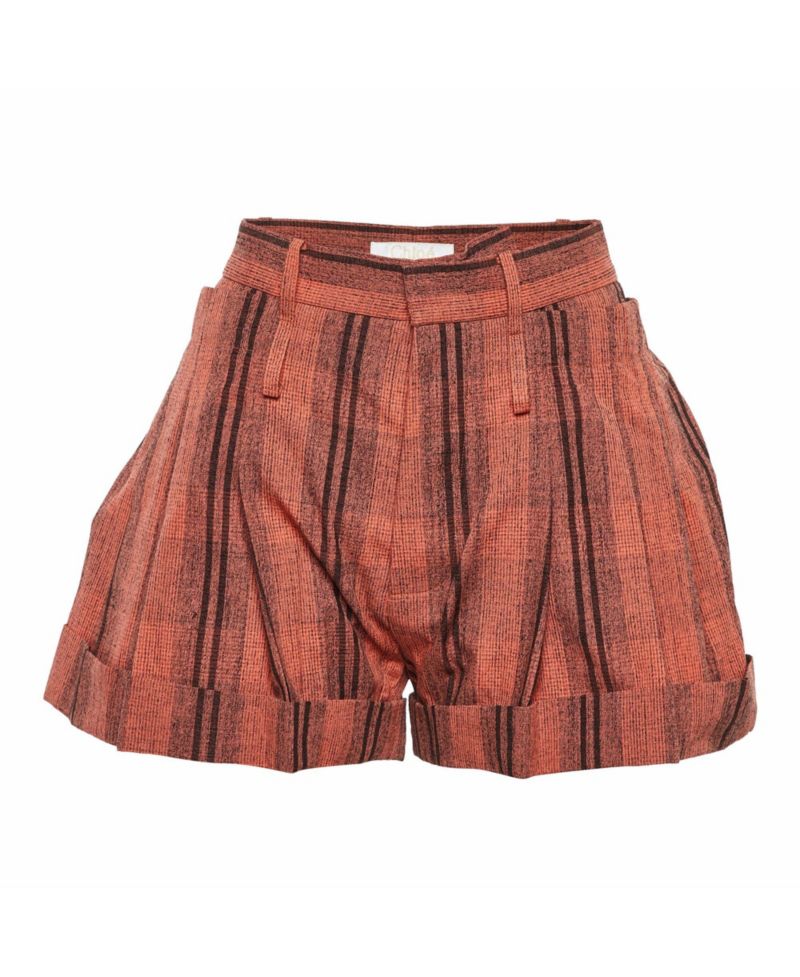 Women's High-Waisted Tie Detail Shorts, 7" Inseam