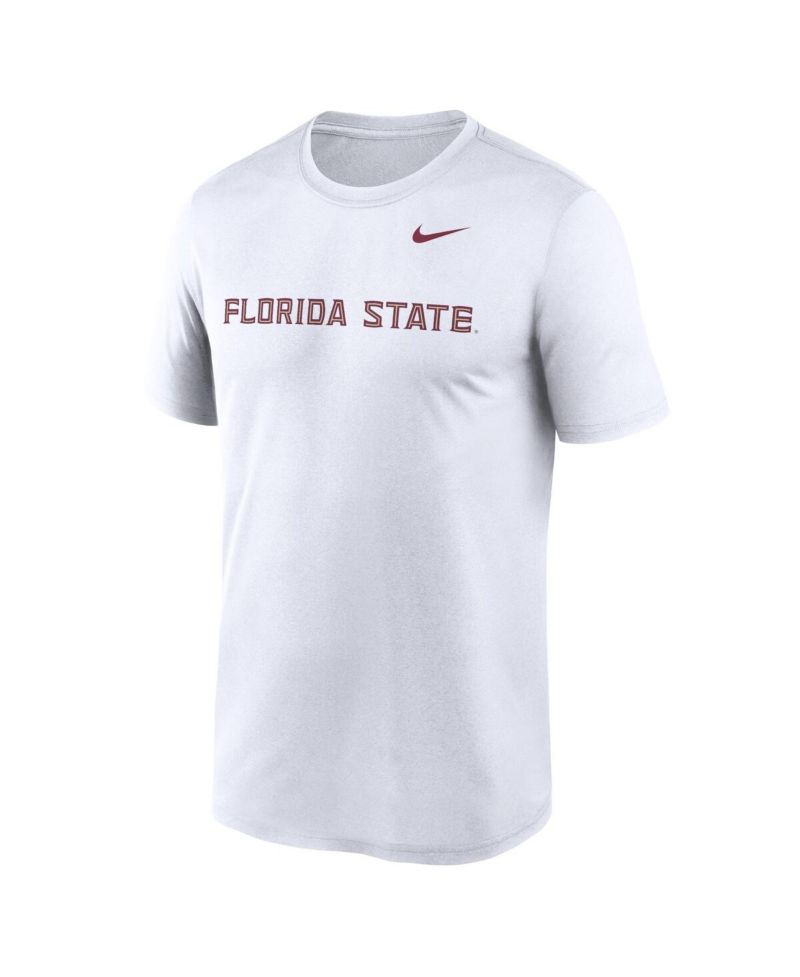 Men's White Florida State Seminoles Primetime Legend Wordmark T-Shirt