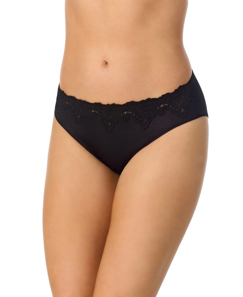 Women's Lace Allure Microfiber Bikini Panty
