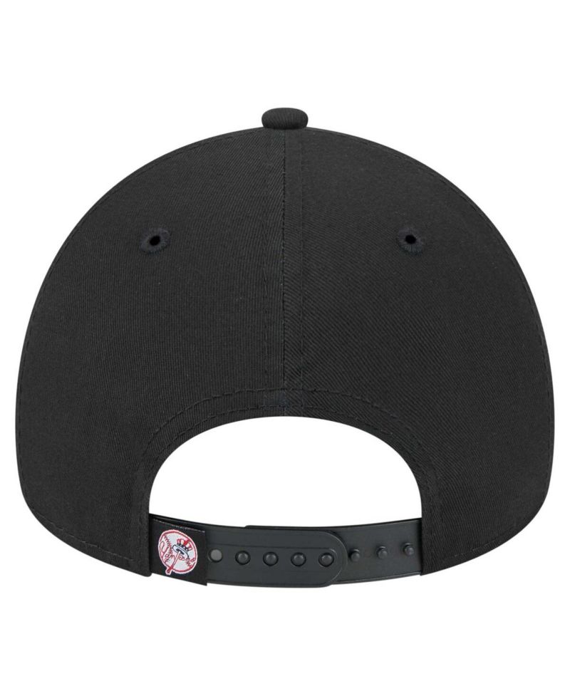 Men's Black New York Yankees 9FORTY A-Frame Adjustable Hat