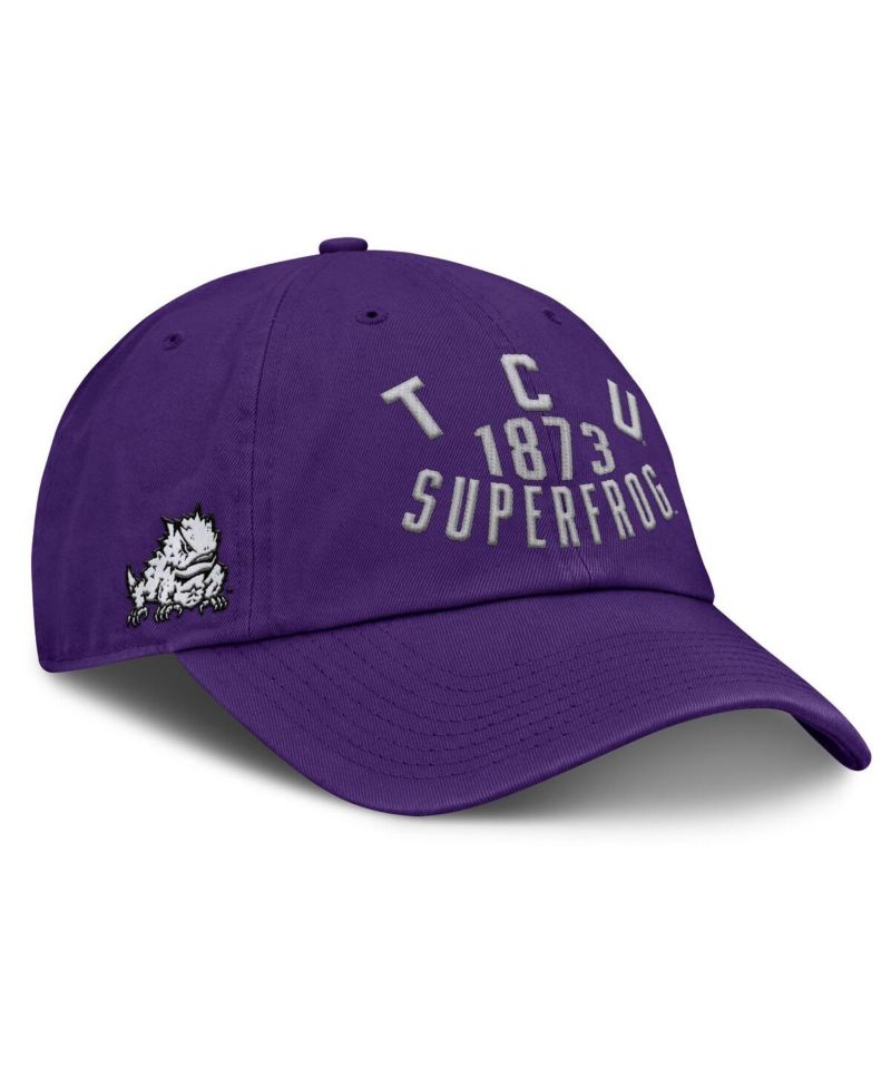 Men's Purple TCU Horned Frogs Archer Adjustable Hat