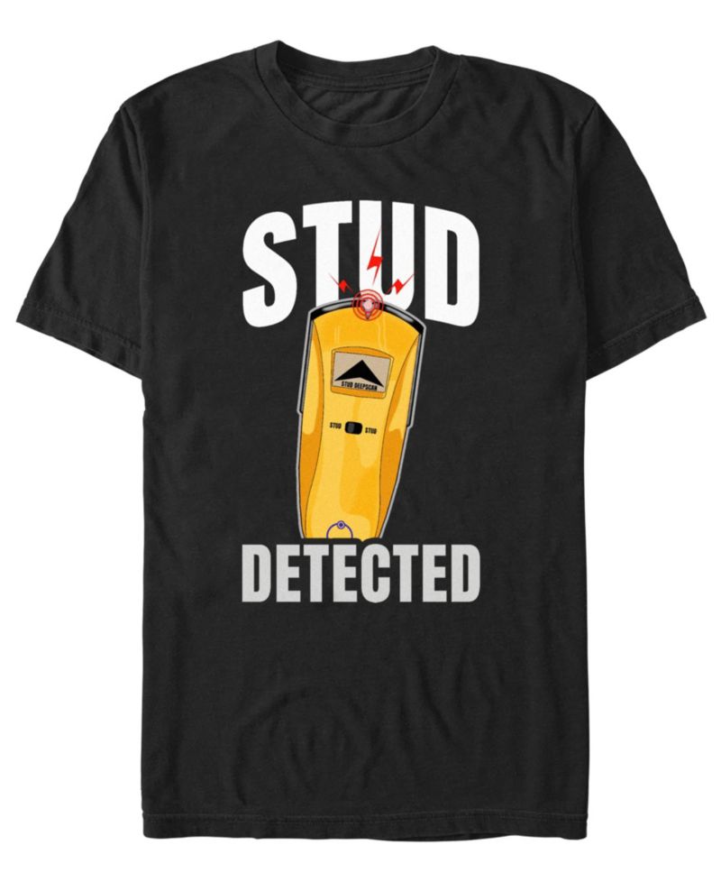 Men's Stud Detected Graphic Regular-Fit T-Shirt