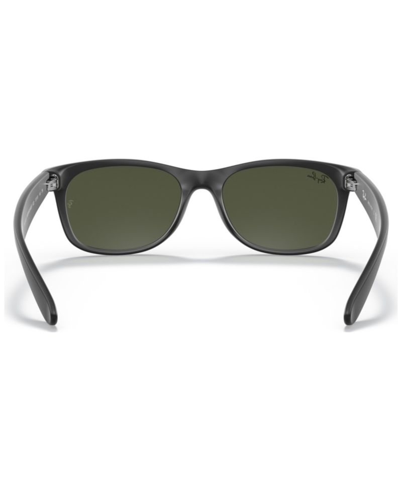 Unisex Low Bridge Fit Sunglasses, RB2132F NEW WAYFARER MATTE 55