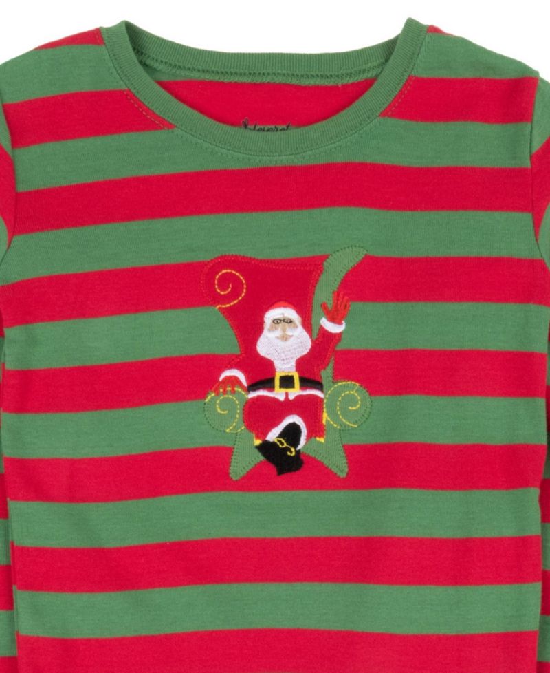 Boys' and Girls' Striped Holiday Long-Sleeve Top and Pants, 2-Piece Set