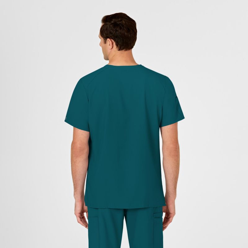 Men's W123 V-Neck Scrub Top