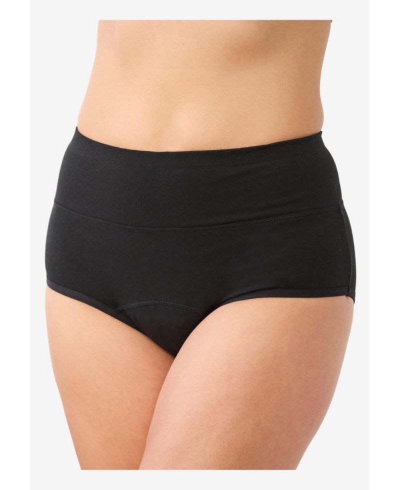 Women's Cotton Spandex Leak-Proof Brief 2-Pack