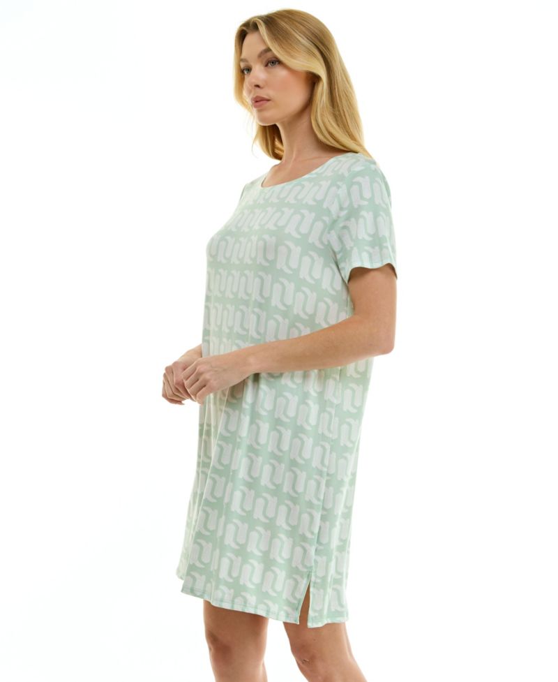 Women's Short-Sleeve Sleep Shirt
