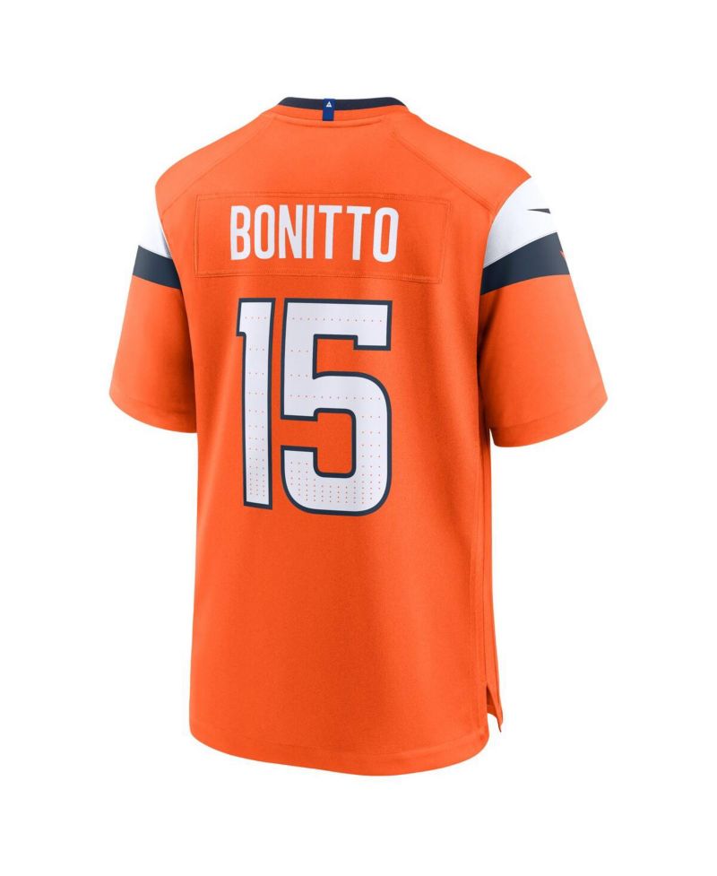 Men's Nik Bonitto Orange Denver Broncos Team Game Jersey