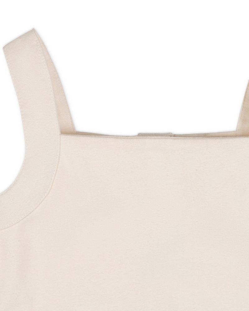 Little Girls Hope and Henry Organic Knit Tank Sundress with Flounce