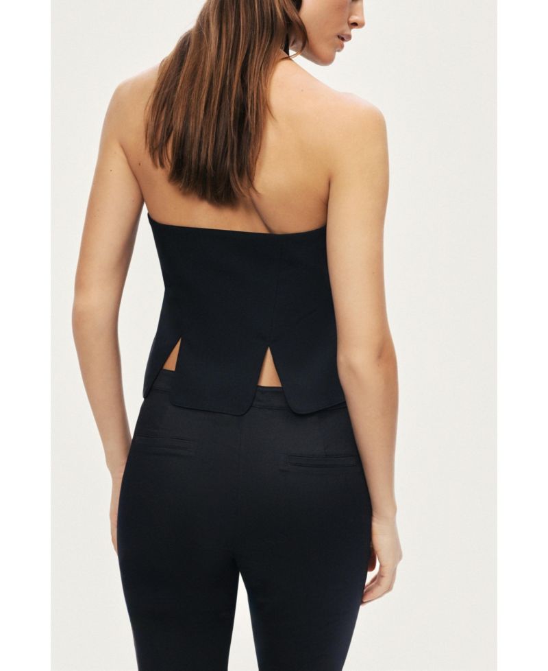 Women's Halter Neck Structured Top