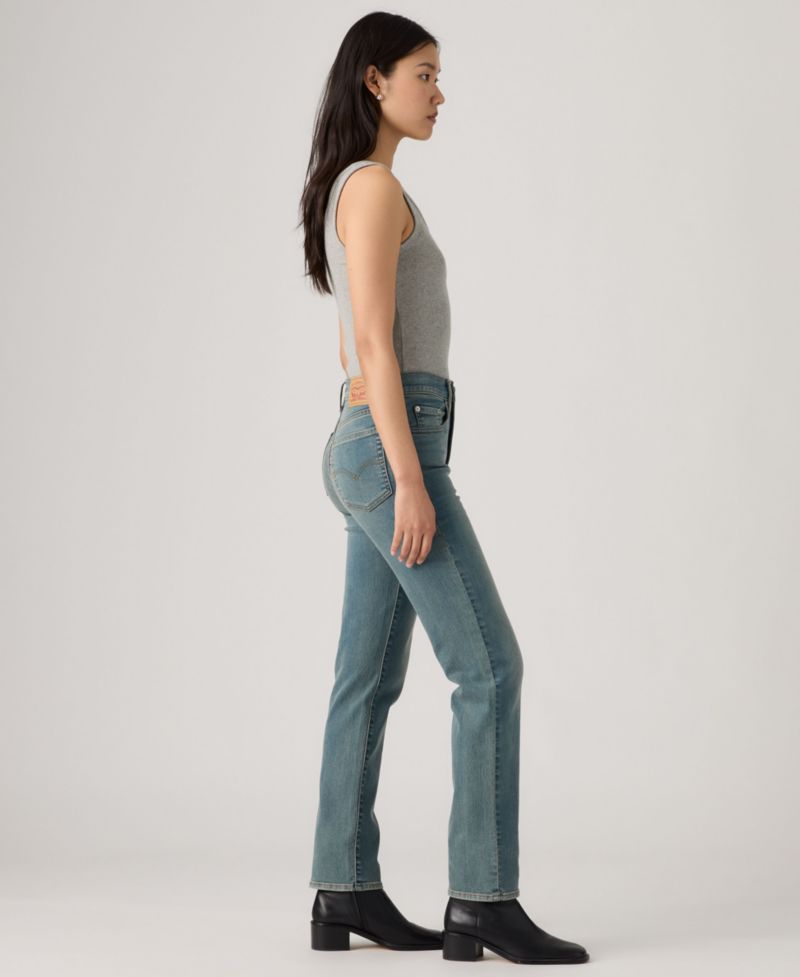 Trendy Plus Size 724 High-Rise Straight-Leg Jeans