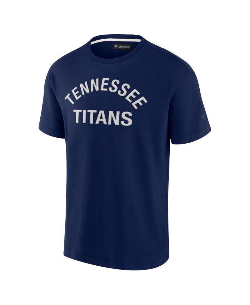 Men's and Women's Navy Tennessee Titans Super Soft Short Sleeve T-shirt
