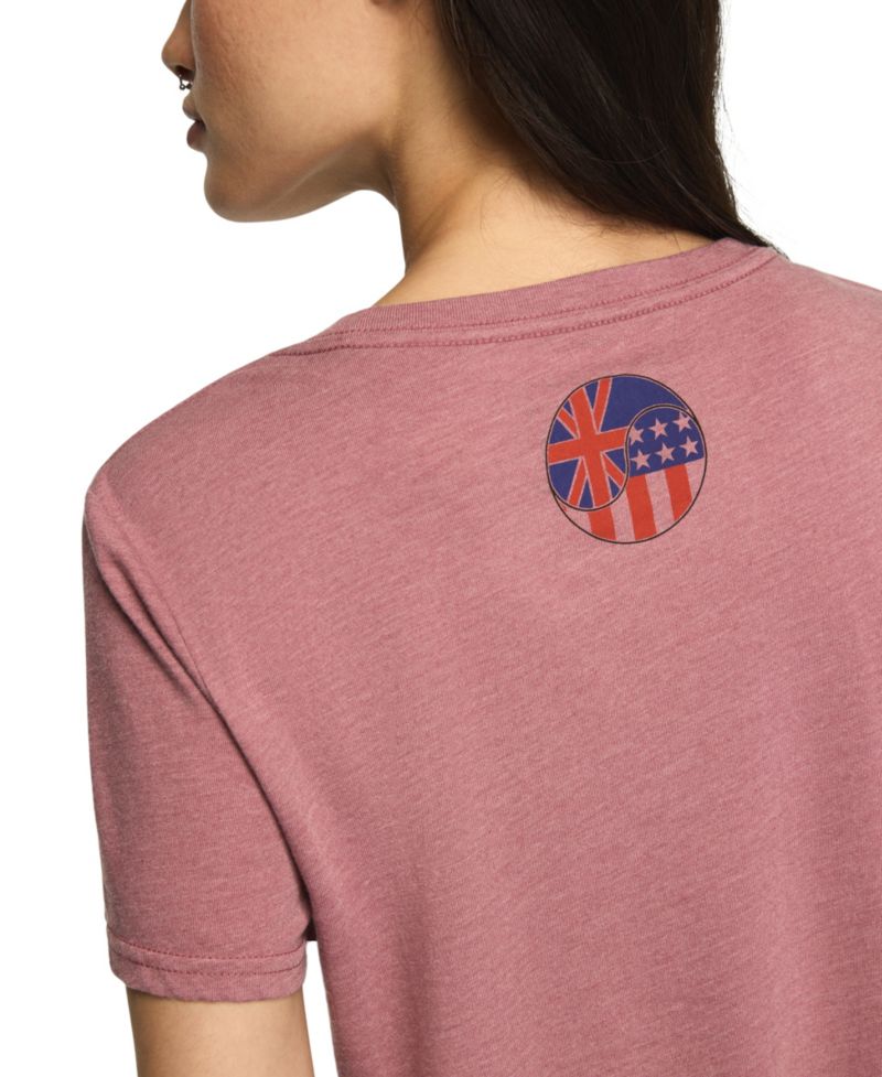 Women's The Beatles Rubber Soul Classic Crew Graphic Retro T-Shirt