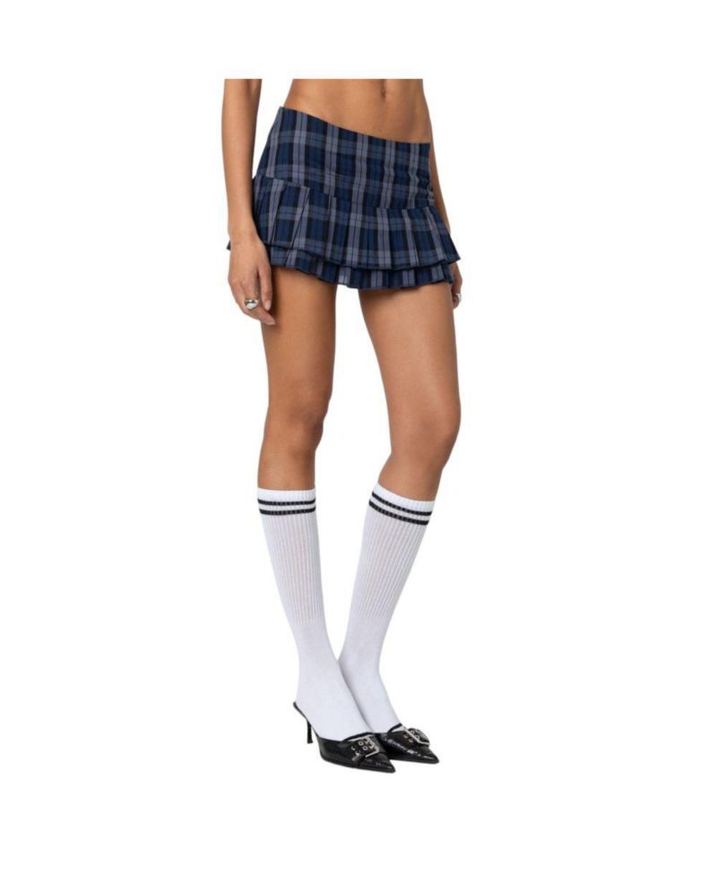 Women's Ara Plaid Pleated Skirt