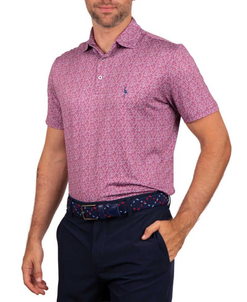 Men's Mini Ditsy Performance Polo