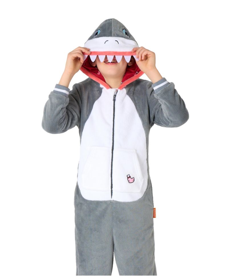 Little and Big Boys Shark Onesie