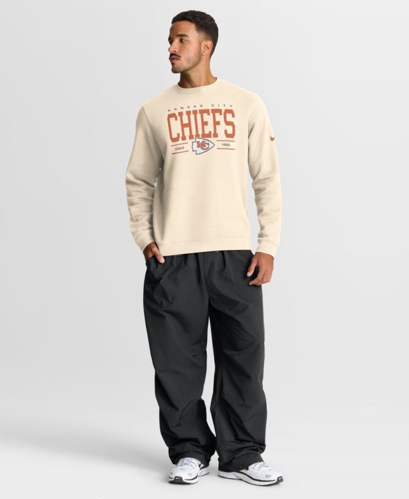 Men's Kansas City Chiefs Always Reppin' Club Long-Sleeve Crewneck Sweatshirt