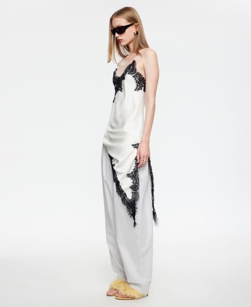 Women's Emerging Sleeveless Asymmetric Midi Dress