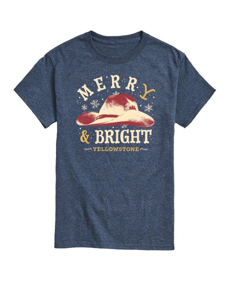 Men's Yellowstone Merry and Bright Short Sleeve Tee