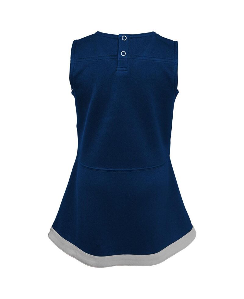 Big Girls Navy Penn State Nittany Lions Cheer Captain Jumper Dress
